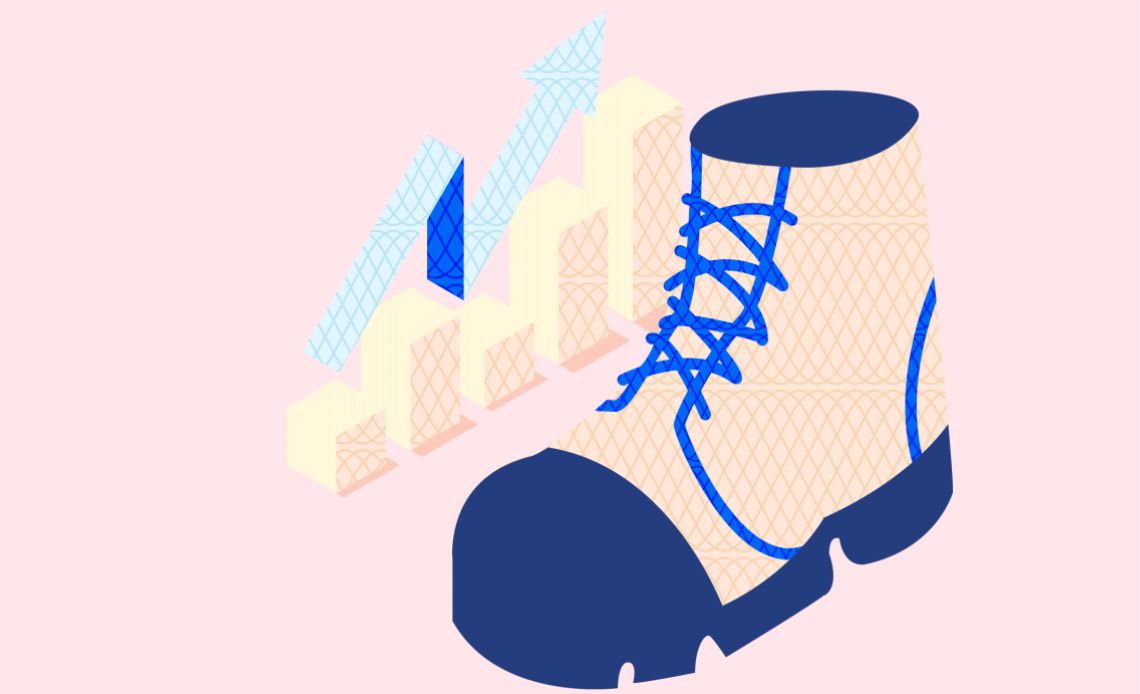 nysc corper boot illustration