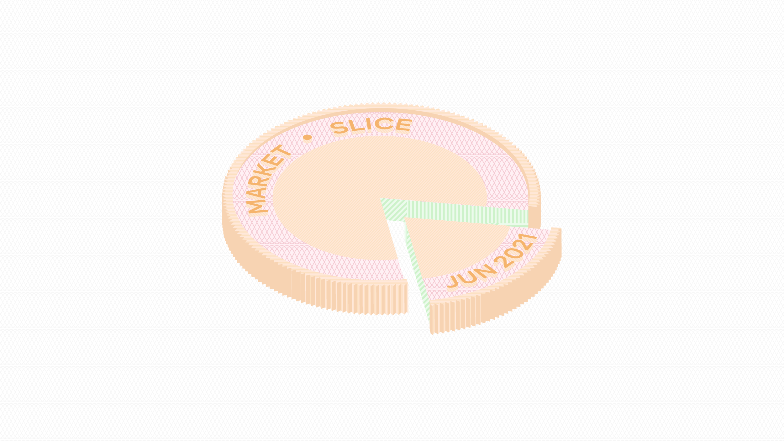 Cowrywise June market slice Illustration