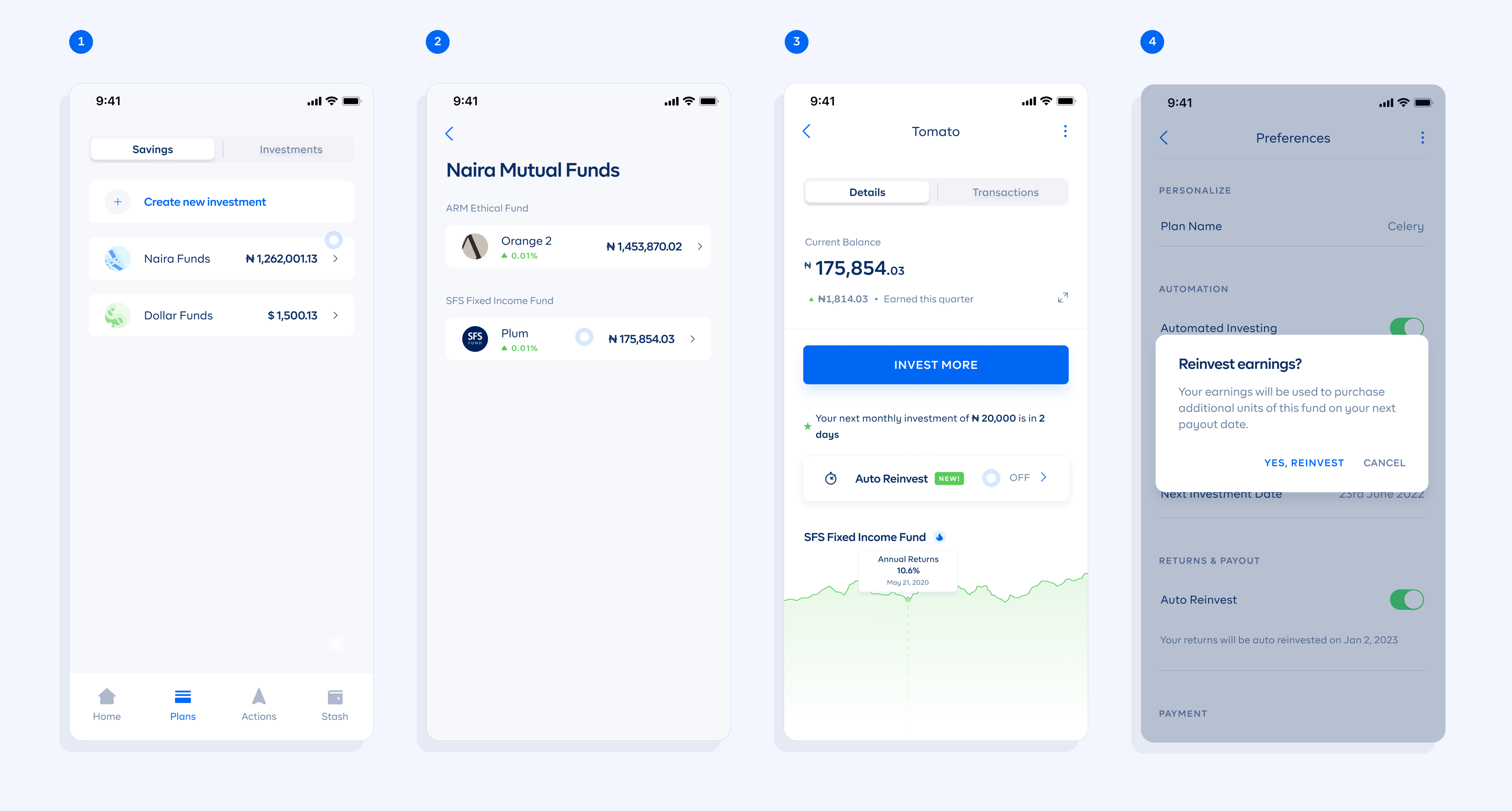 Auto Reinvest on Cowrywise