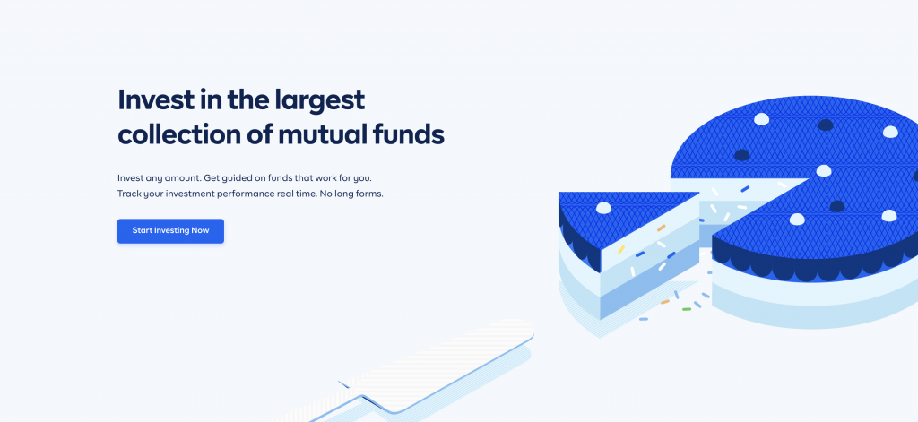 Cowrywise mutual funds landing page