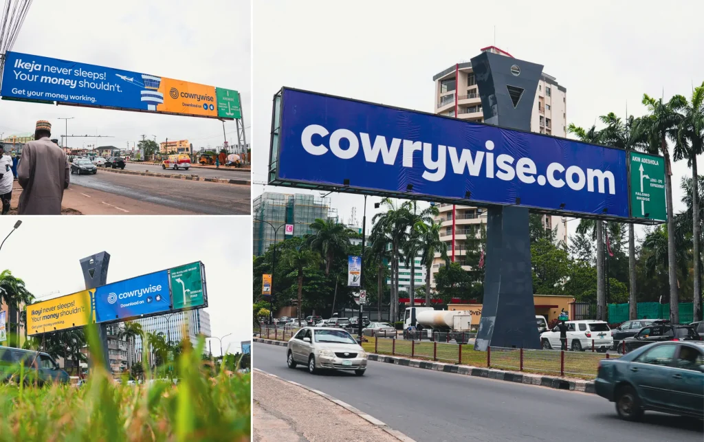 Cross-section of Cowrywise Billboards in Lagos