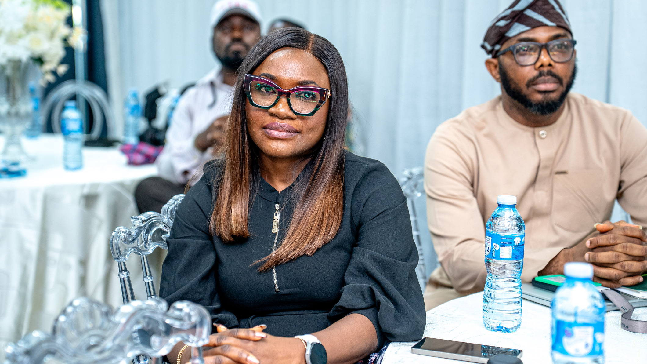 Guests at the Cowrywise and Meristem Press Event.